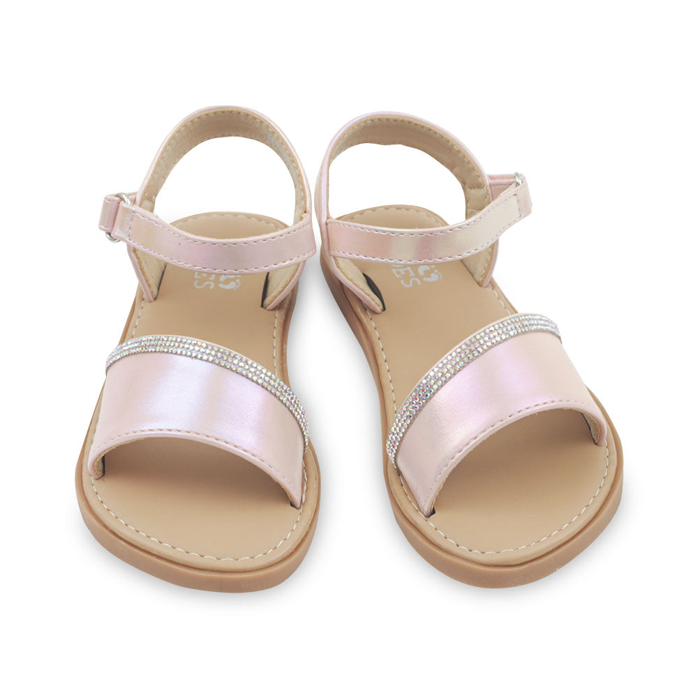 GIRLS SANDAL PINK SHINY