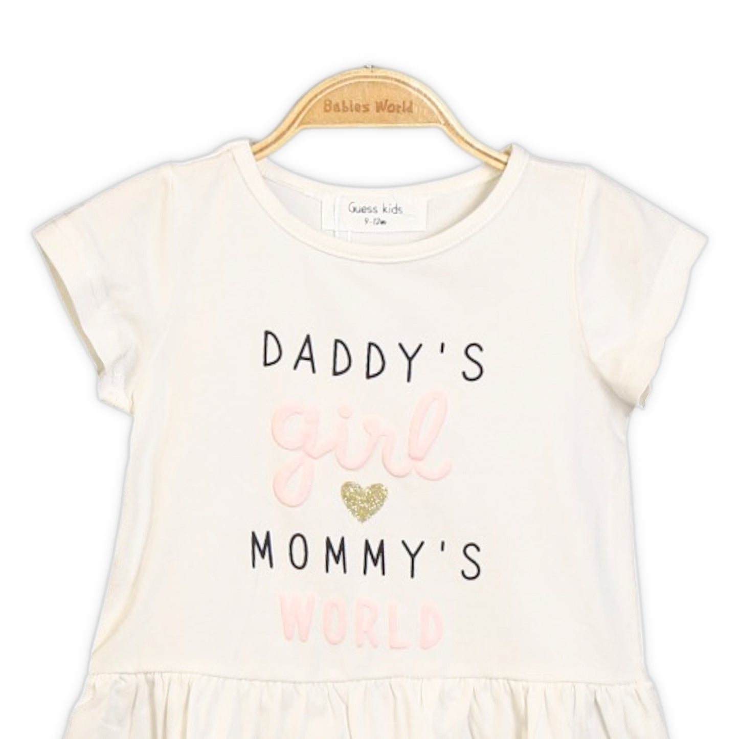 MOMMY’S WORLD WHITE PEPLUM T-SHIRT