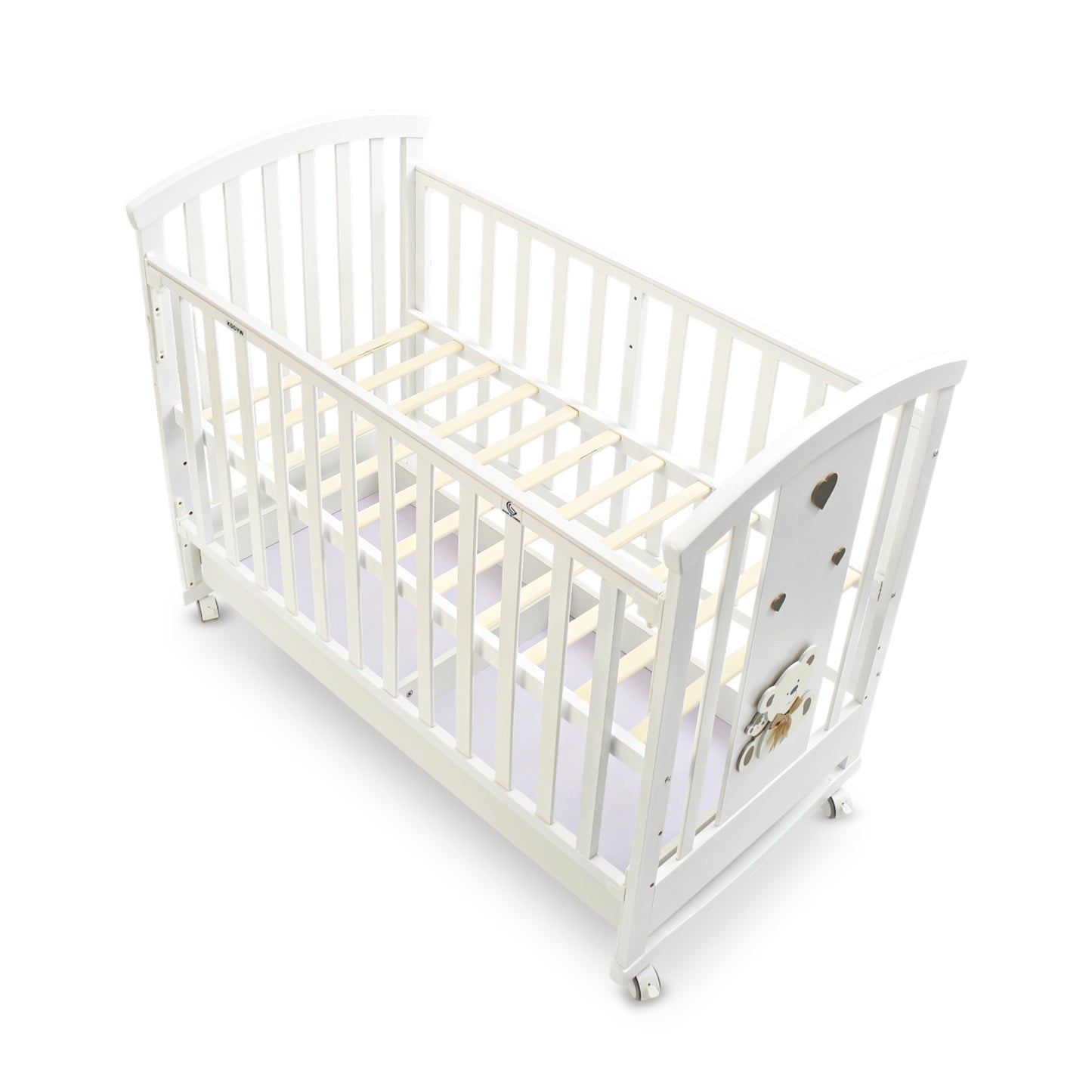 BABY WOODEN COT WHITE COMFORT-NEST