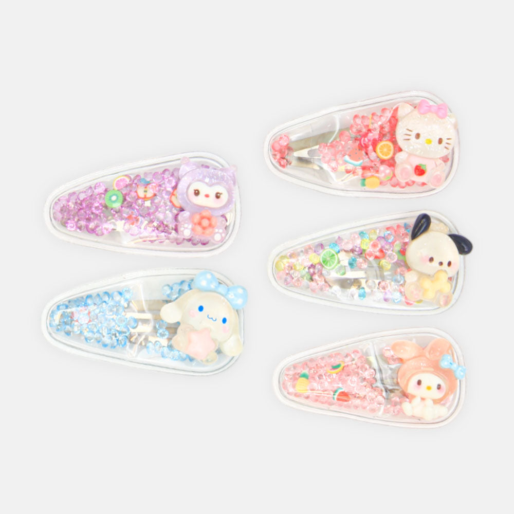 HAIR CLIPS PK-5 WHIMSICAL WONDER