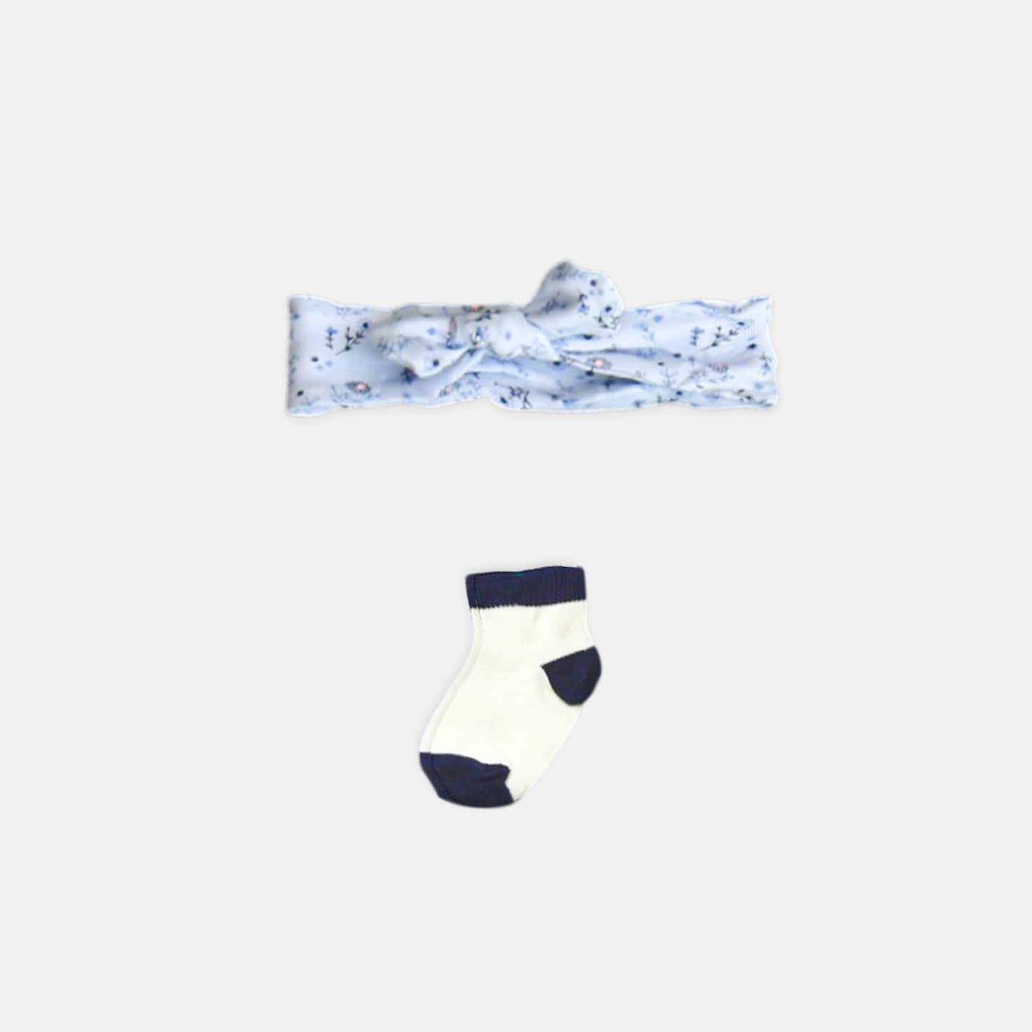 Navy Floral 4-Piece Set