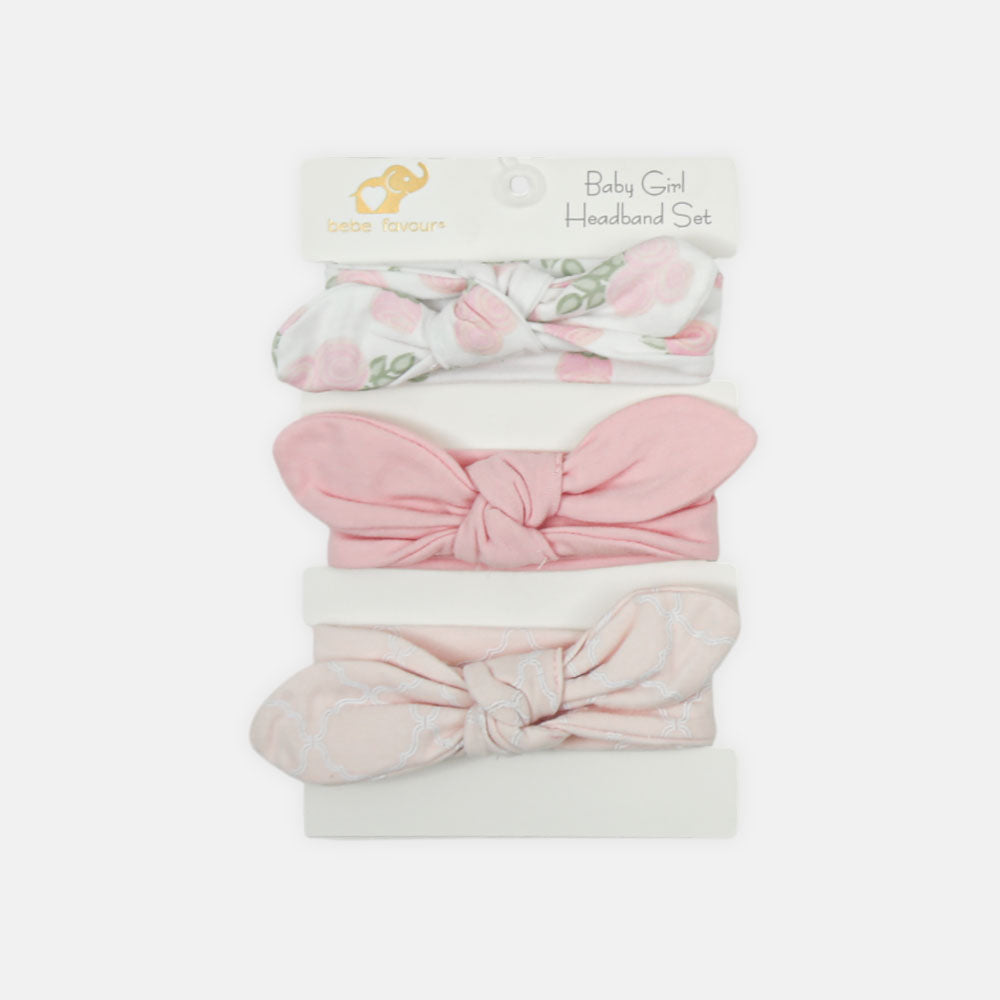 HEAD BANDS PK-3 PINK