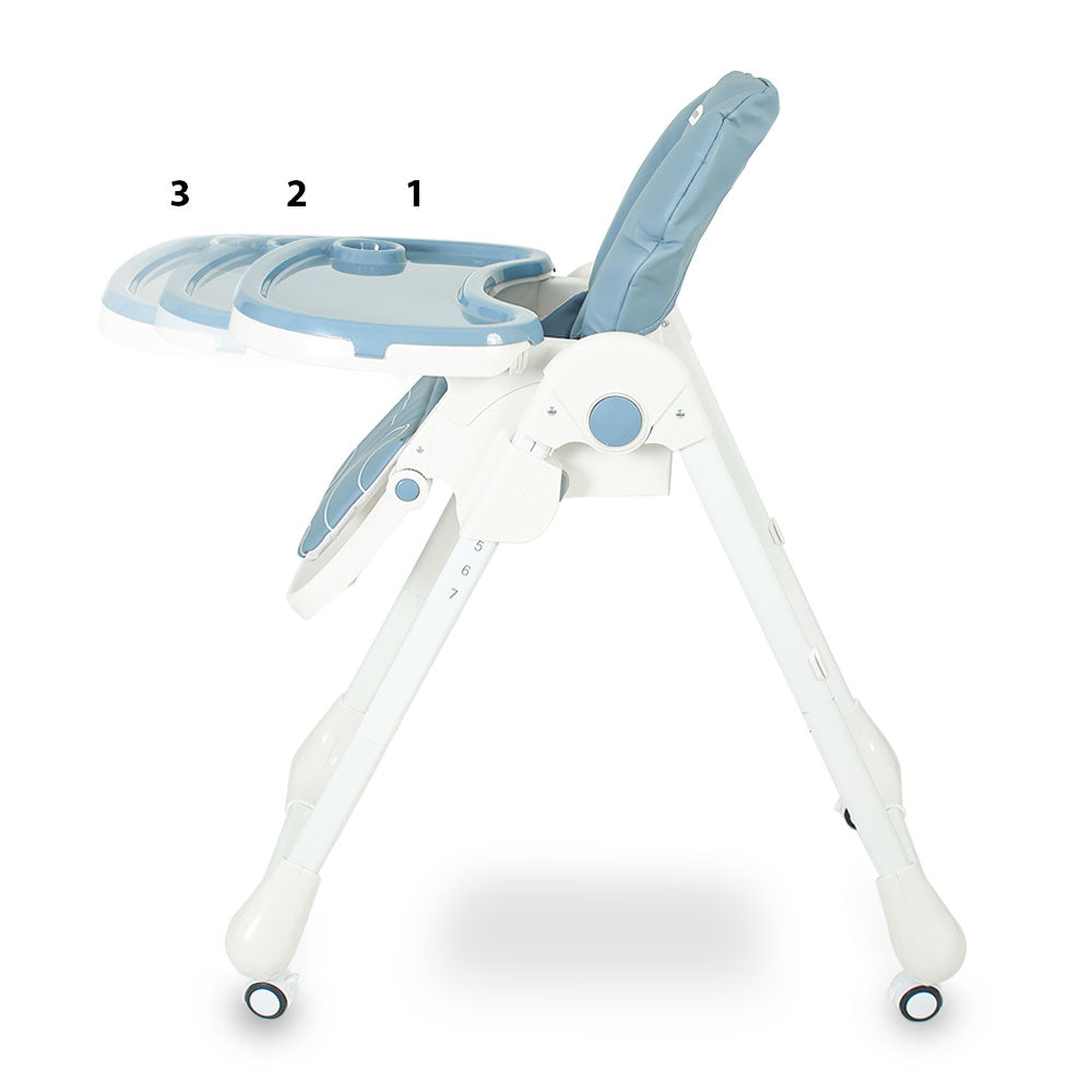 BABY ADJUSTABLE HIGH CHAIR - BLUE