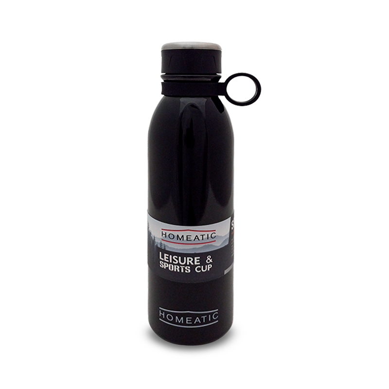 STEEL WATER BOTTLE 750 ML BLACK