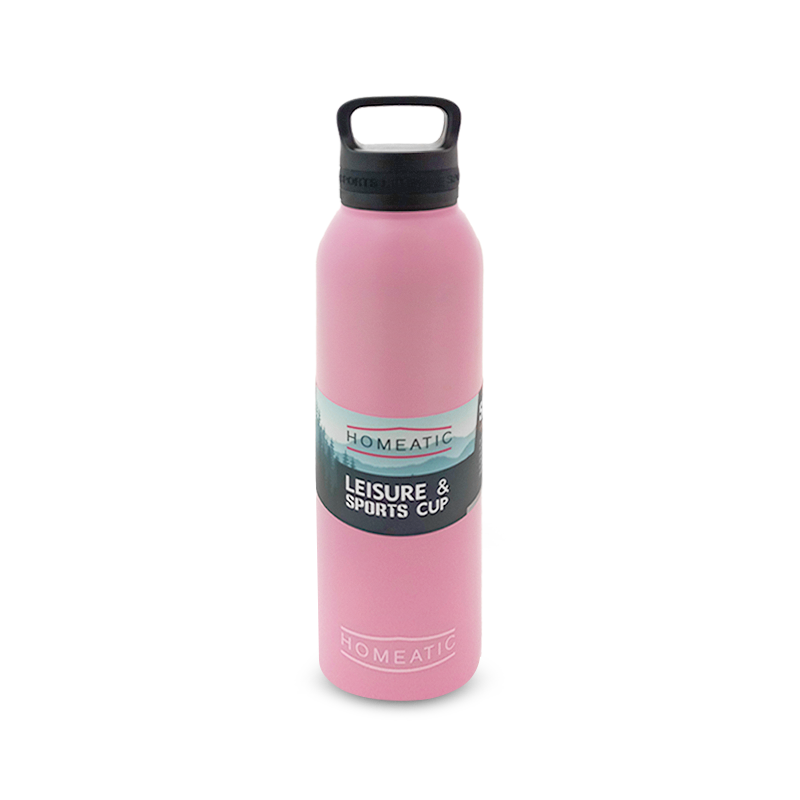 STEEL WATER BOTTLE 730 ML PINK