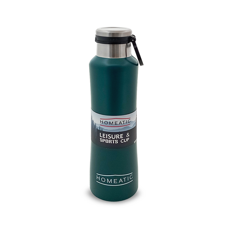STEEL WATER BOTTLE 550 ML DARK GREEN