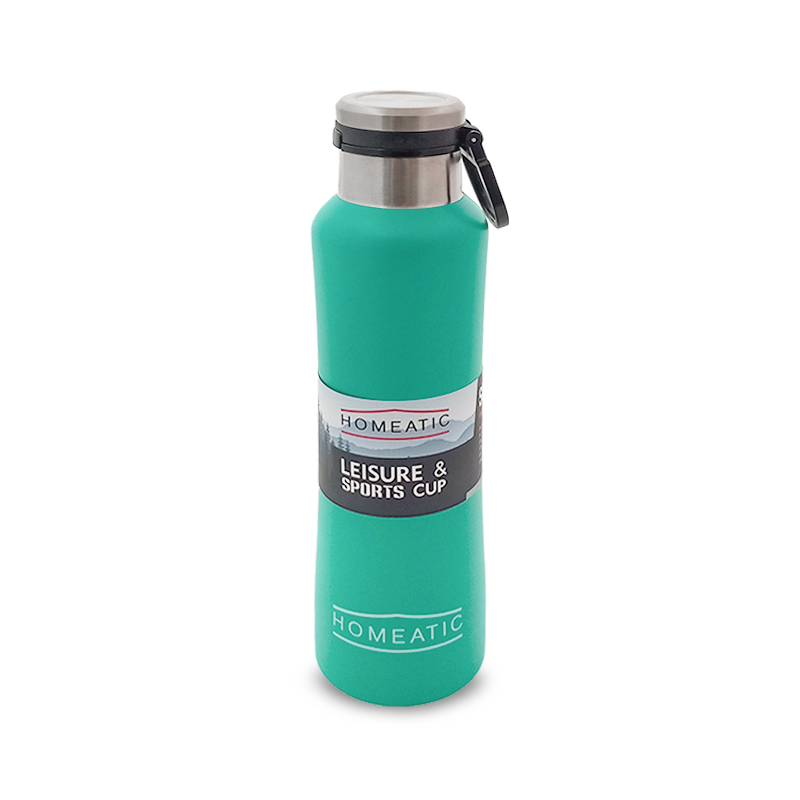 STEEL WATER BOTTLE 550 ML LIGHT GREEN
