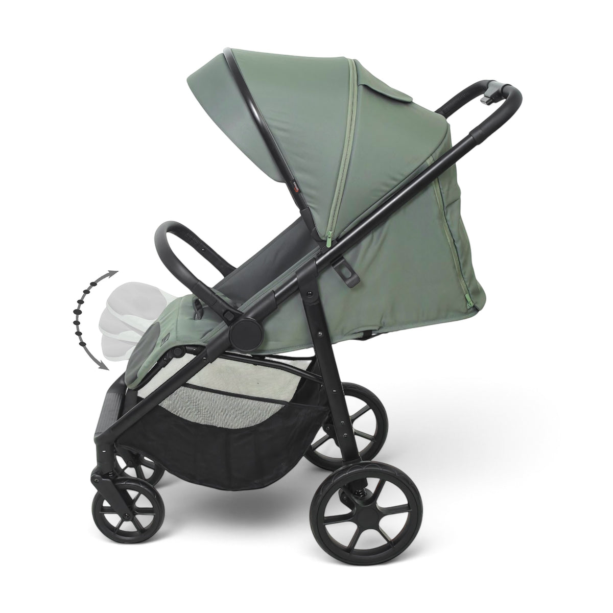 TINNIES BABY STROLLER GREEN