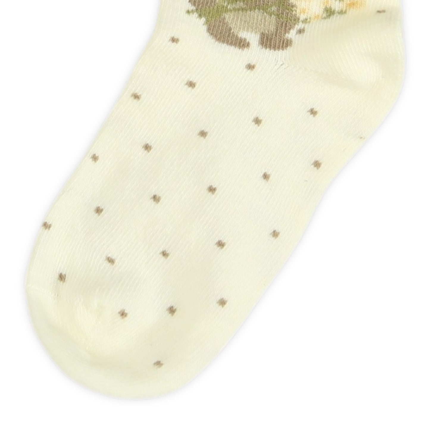 WHITE BUNNY PATTERNED GIRL SOCKS