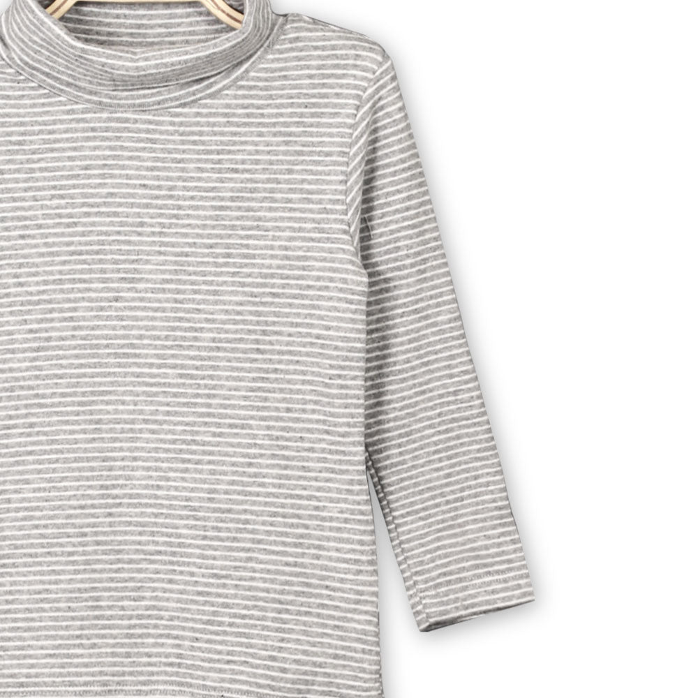 INNER LIGHT GREY STRIPED HIGH NECK