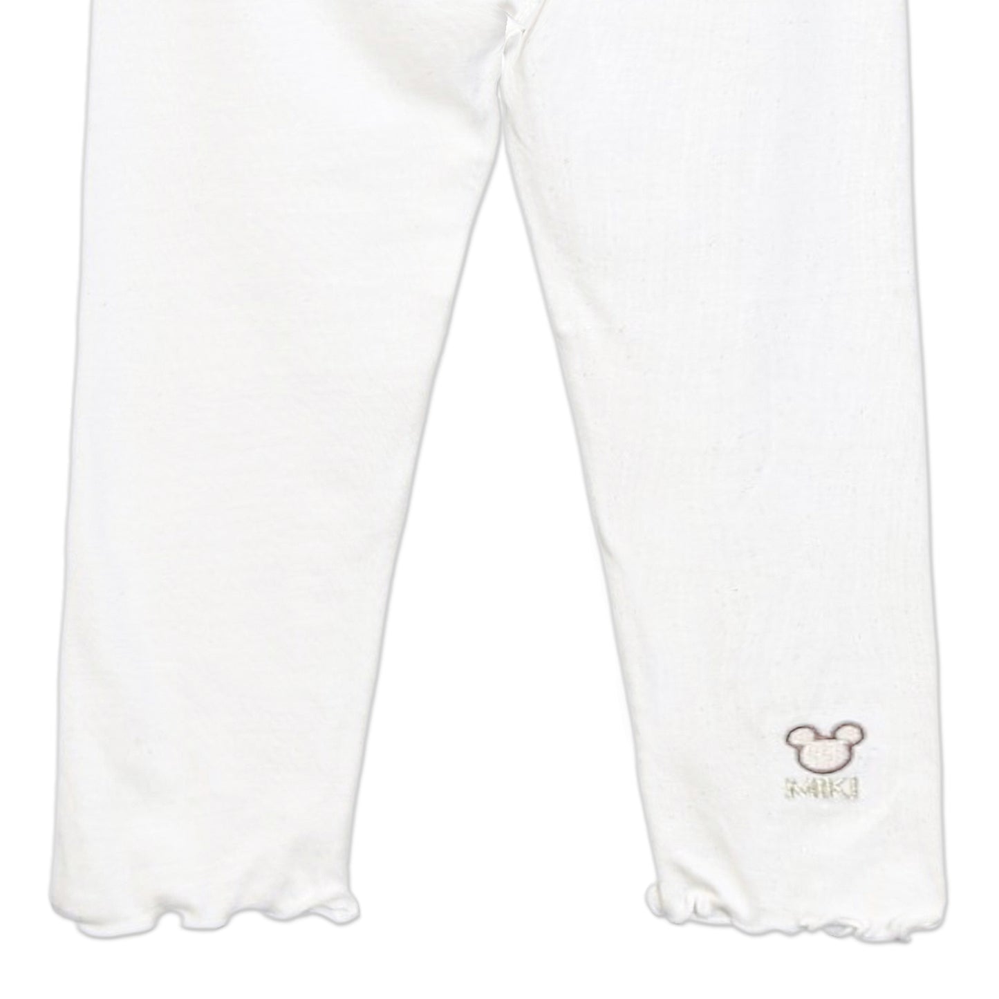 OFF-WHITE GLITTER MICKEY TROUSERS