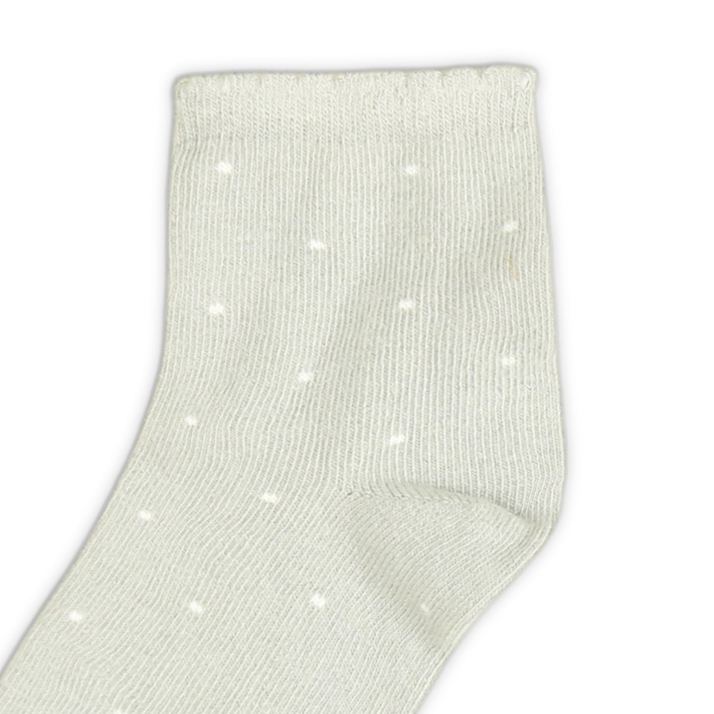 GREY POLKA DOT GIRL SOCKS