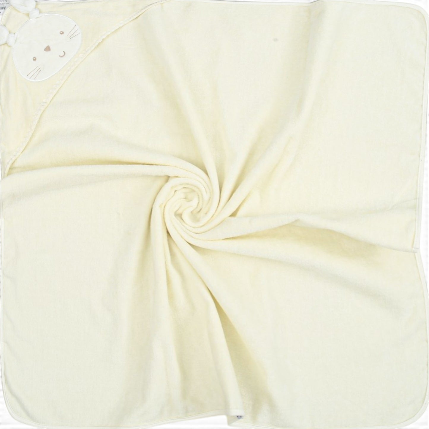 CREAM BUNNY HOODED BATH TOWEL