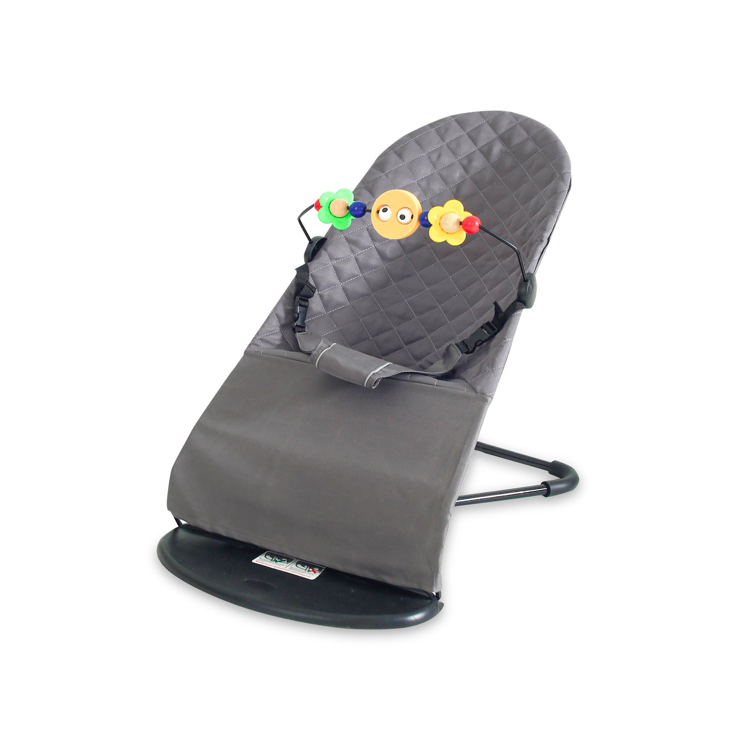 BABY BOUNCER GREY PLAY & REST