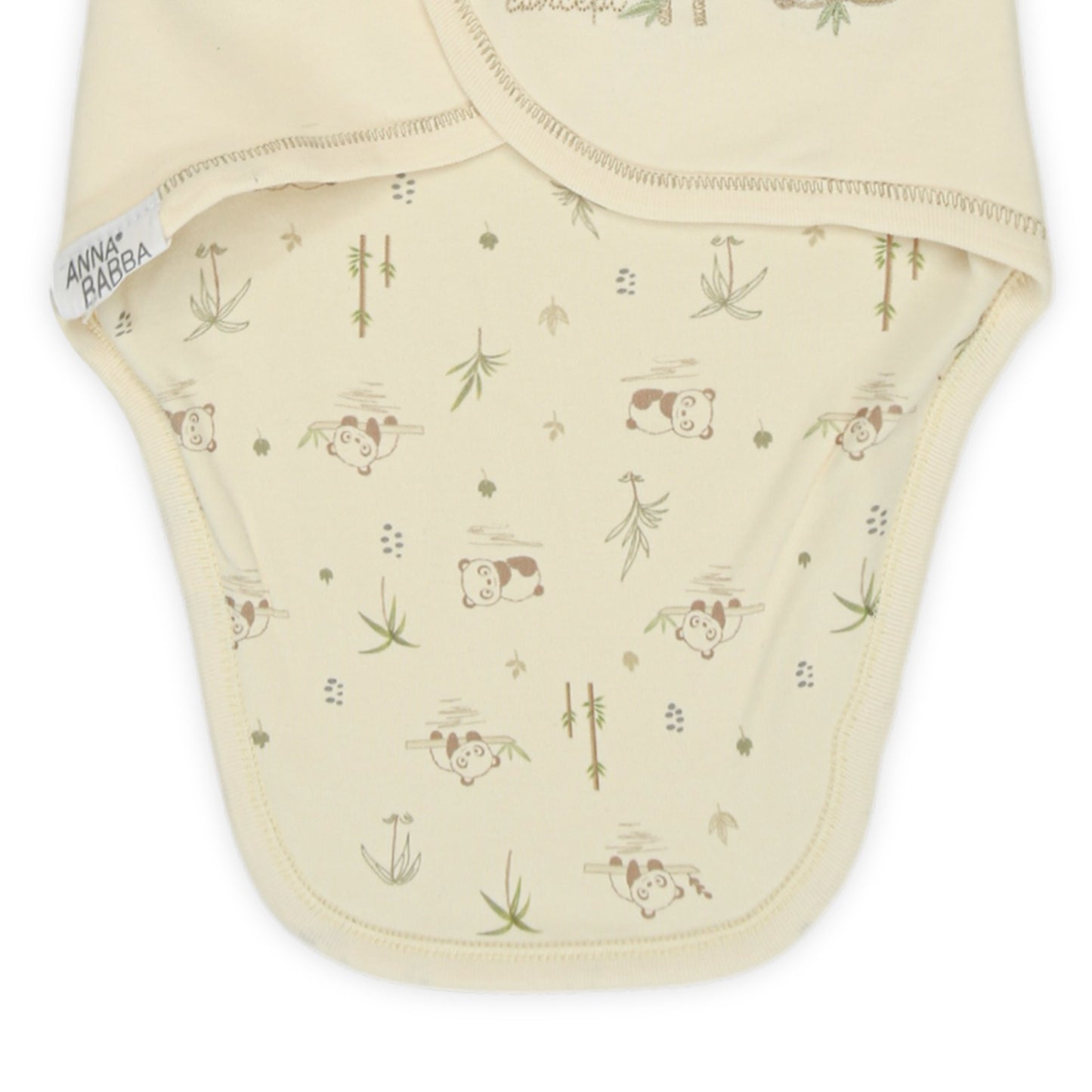 CREAM SWADDLE WRAPPING SHEET