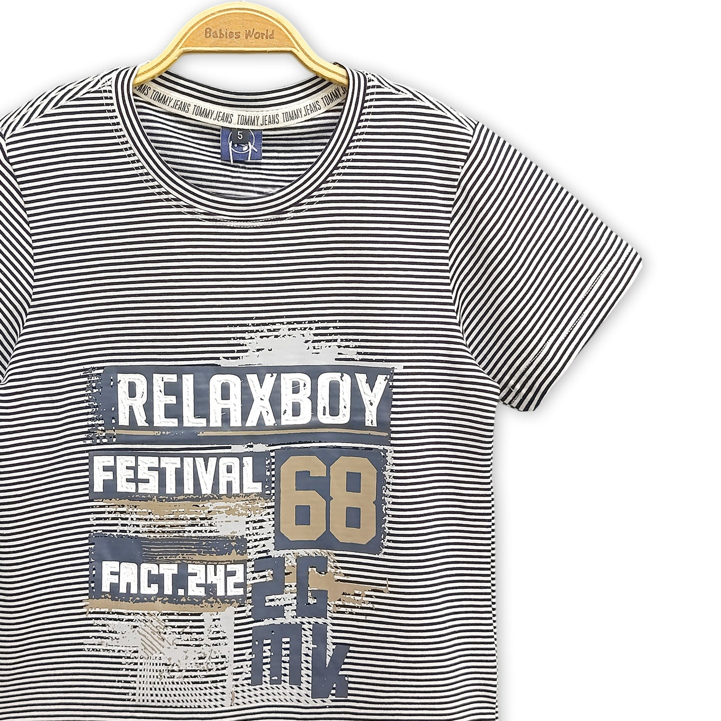 STRIPED FESTIVAL TEE