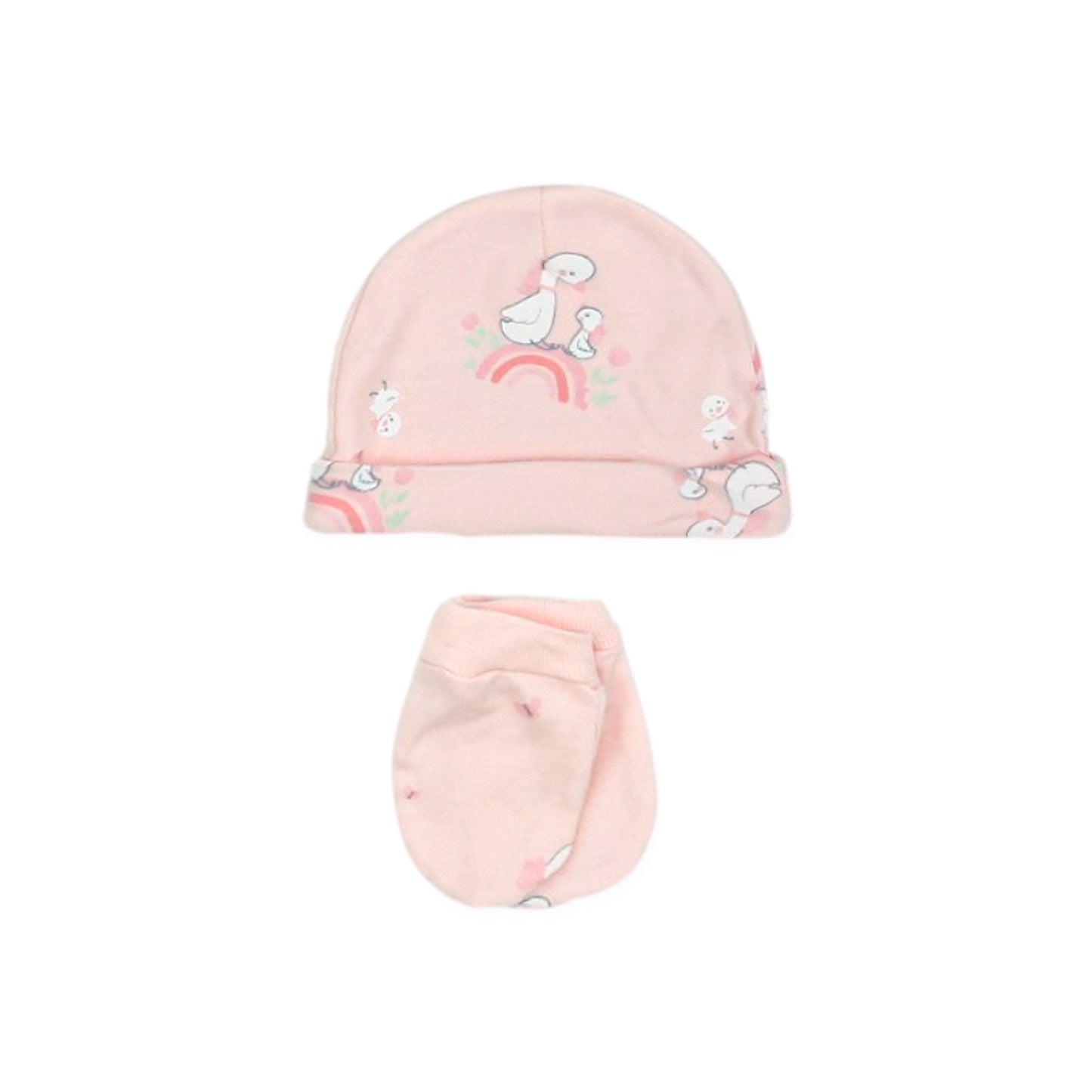 SWEET DUCK 5-PIECE LAYETTE SET (PINK) GIRL