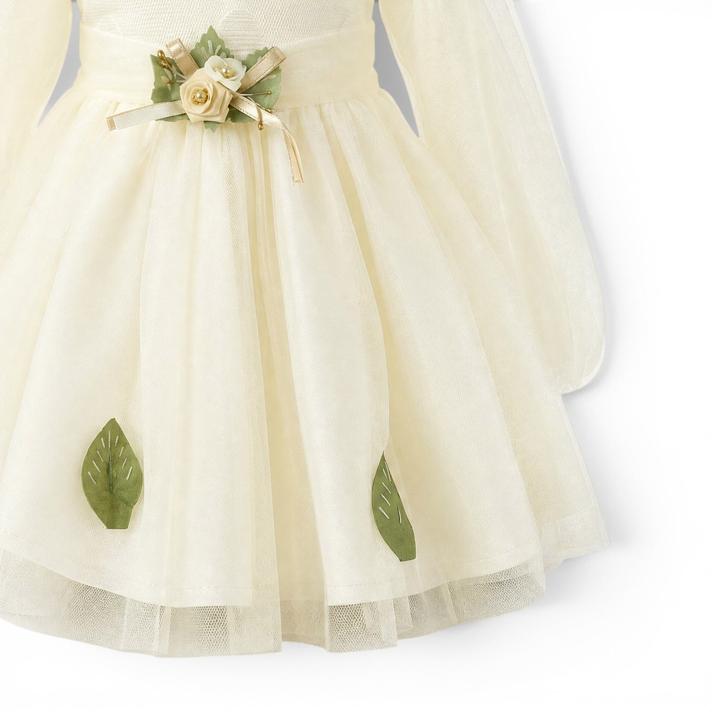 WHITE EMBROIDERED BABY GIRL FANCY FROCK GIFT SET