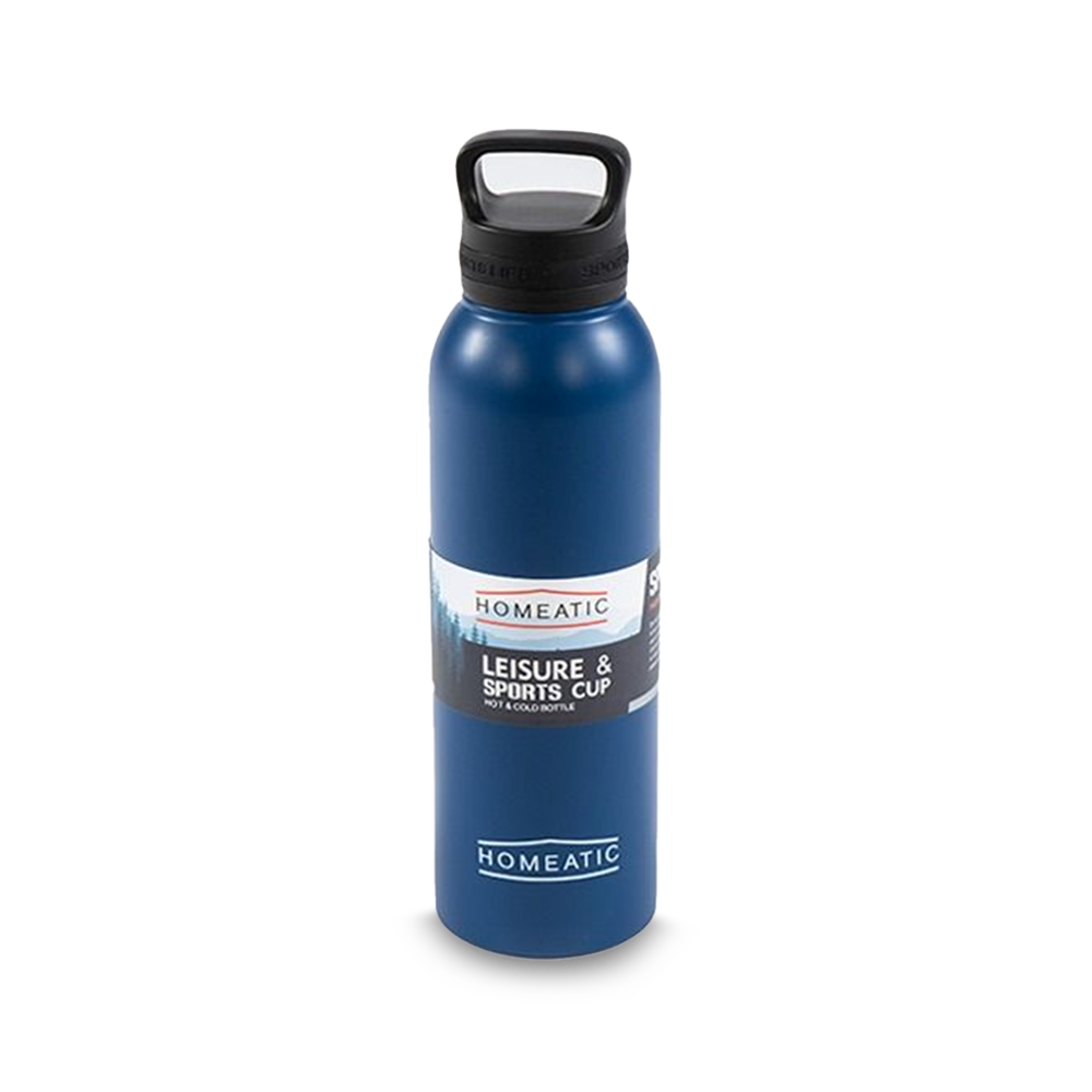 STEEL WATER BOTTLE 730 ML BLUE