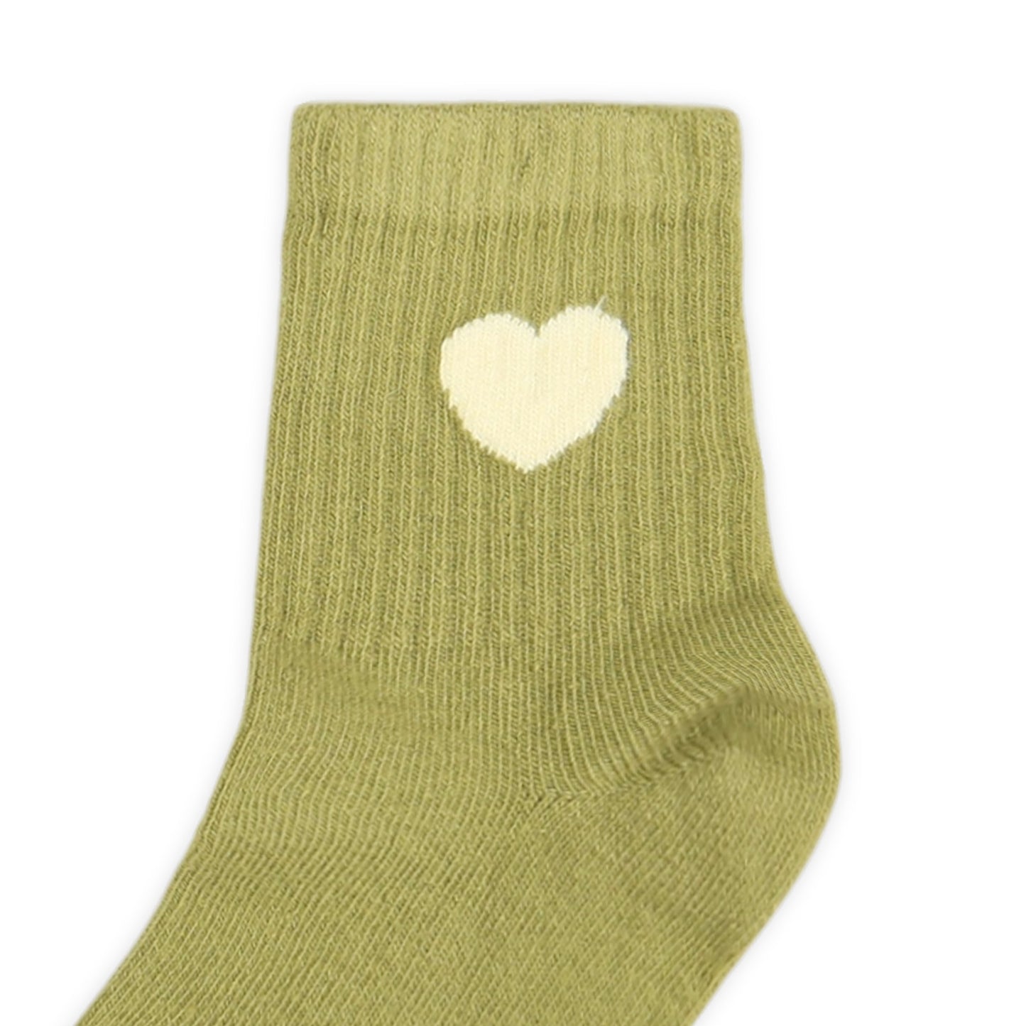 GREEN HEART GIRL SOCKS