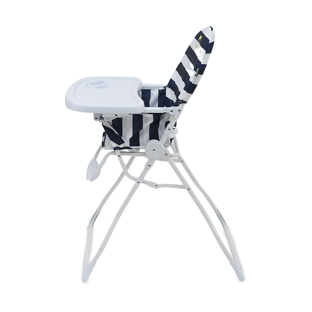 BABY HIGH CHAIR BLUE STRIPES