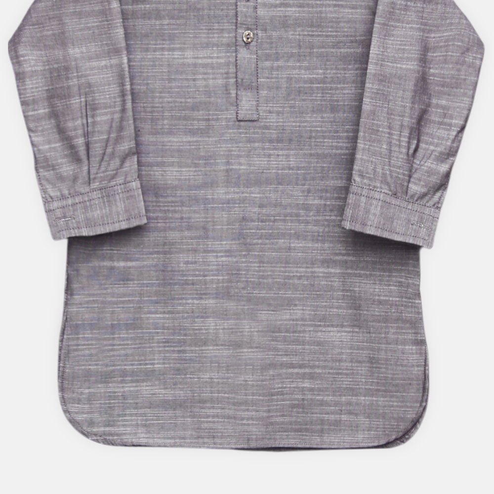 KAMEEZ PAJAMA GREY COTTON