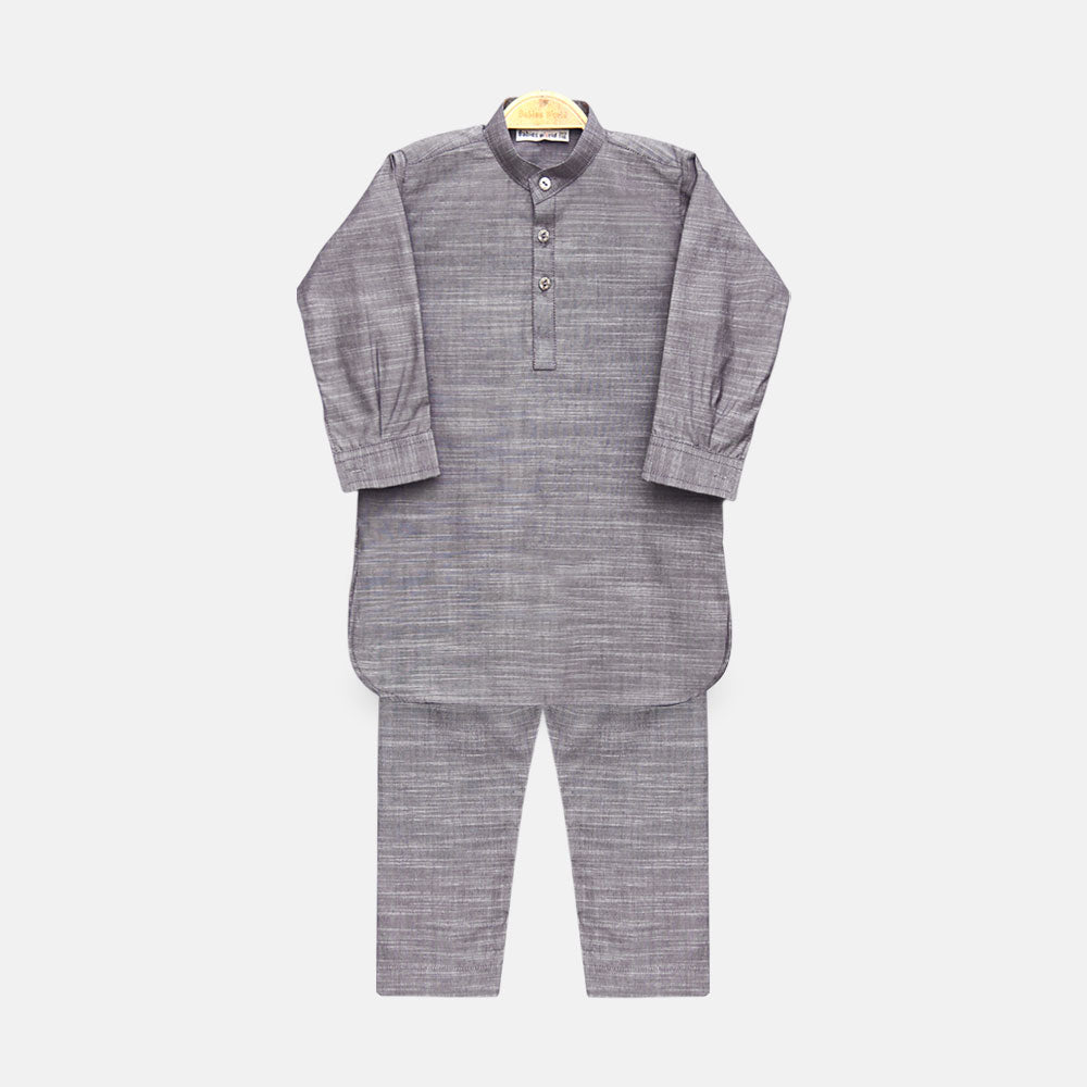 KAMEEZ PAJAMA GREY COTTON