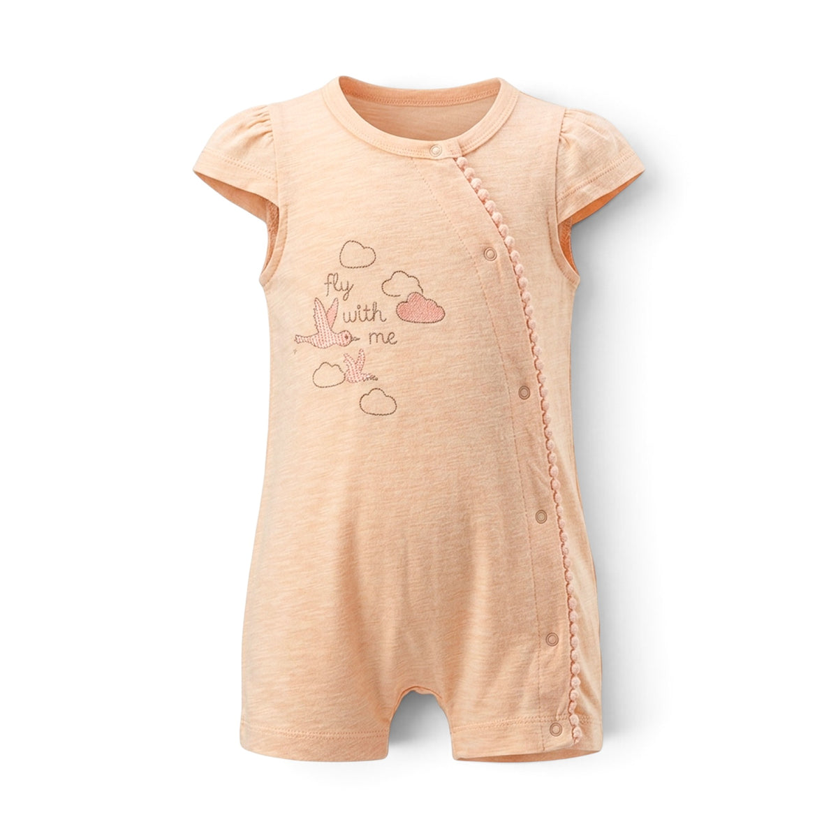 BABY GIRL "FLY WITH ME" ROMPER