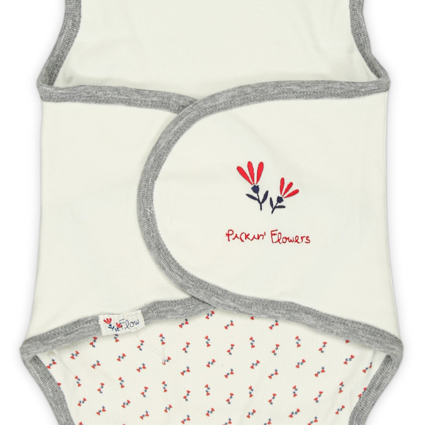 SOFT BREATHABLE FLORAL SWADDLE WRAP