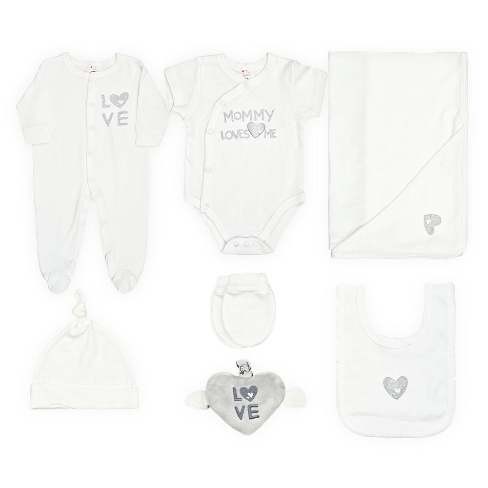 BABY GIRL GIFT SET WHITE BABY