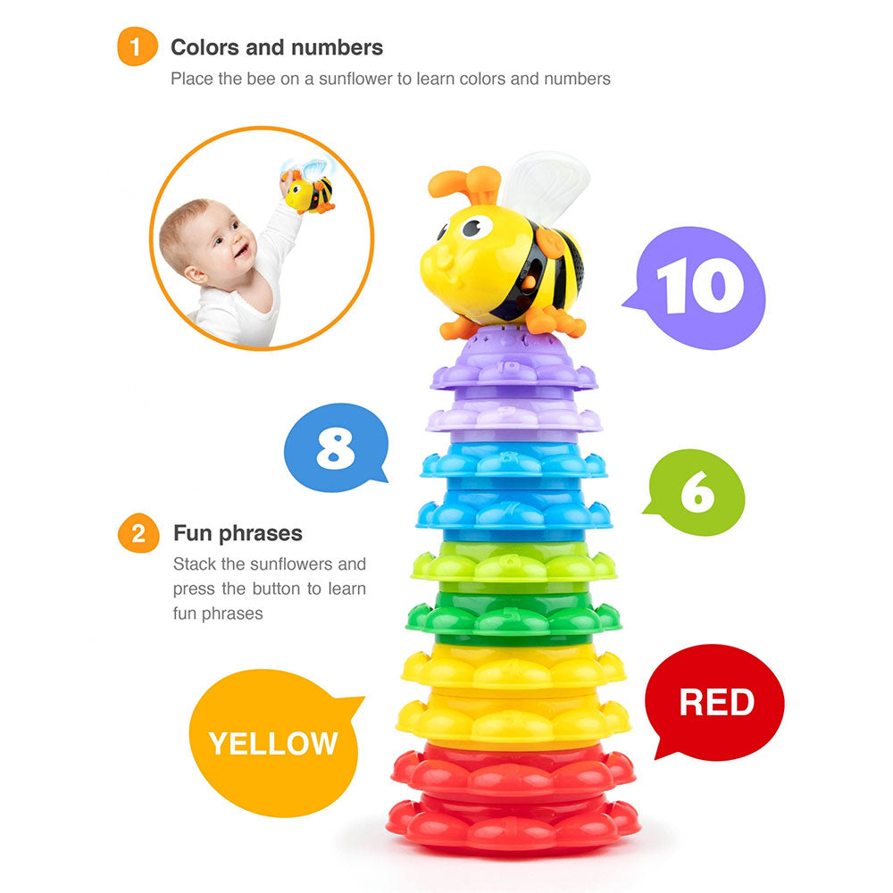 STACK N LEARN BEE AND SUNFLOWERS