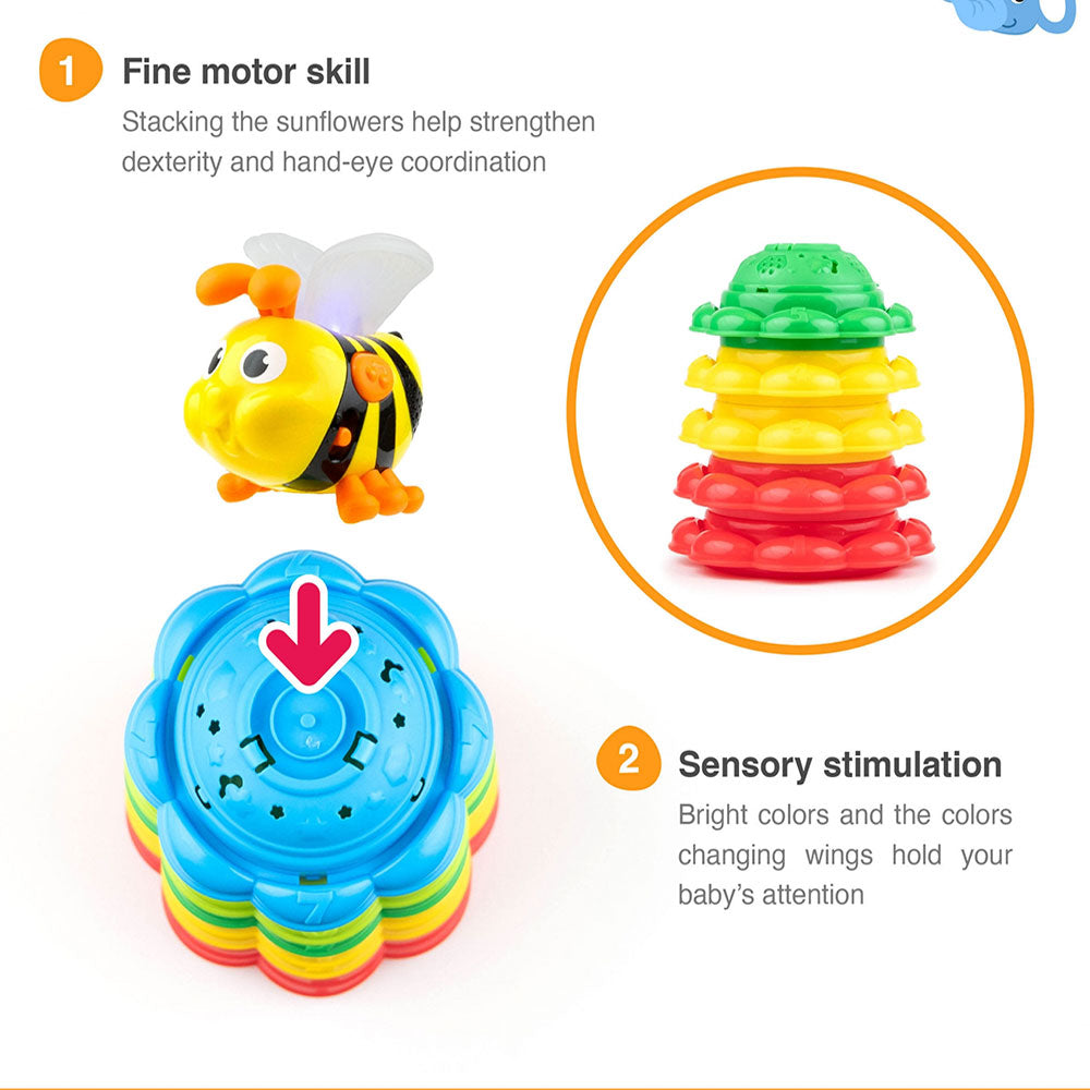 STACK N LEARN BEE AND SUNFLOWERS