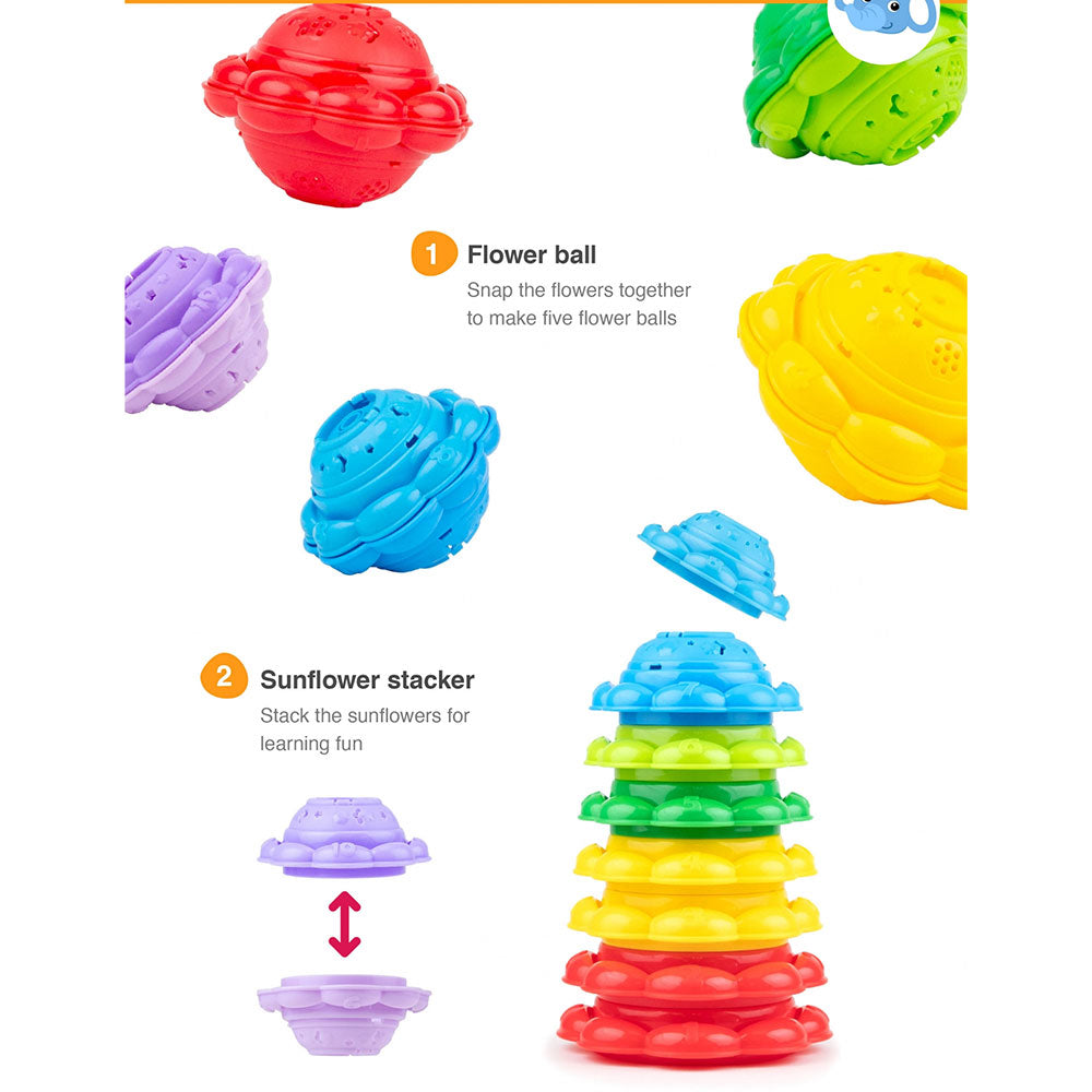 STACK N LEARN BEE AND SUNFLOWERS