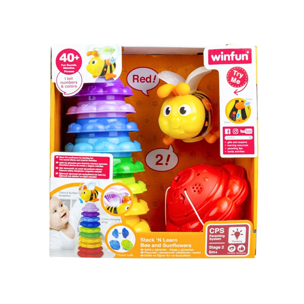 STACK N LEARN BEE AND SUNFLOWERS