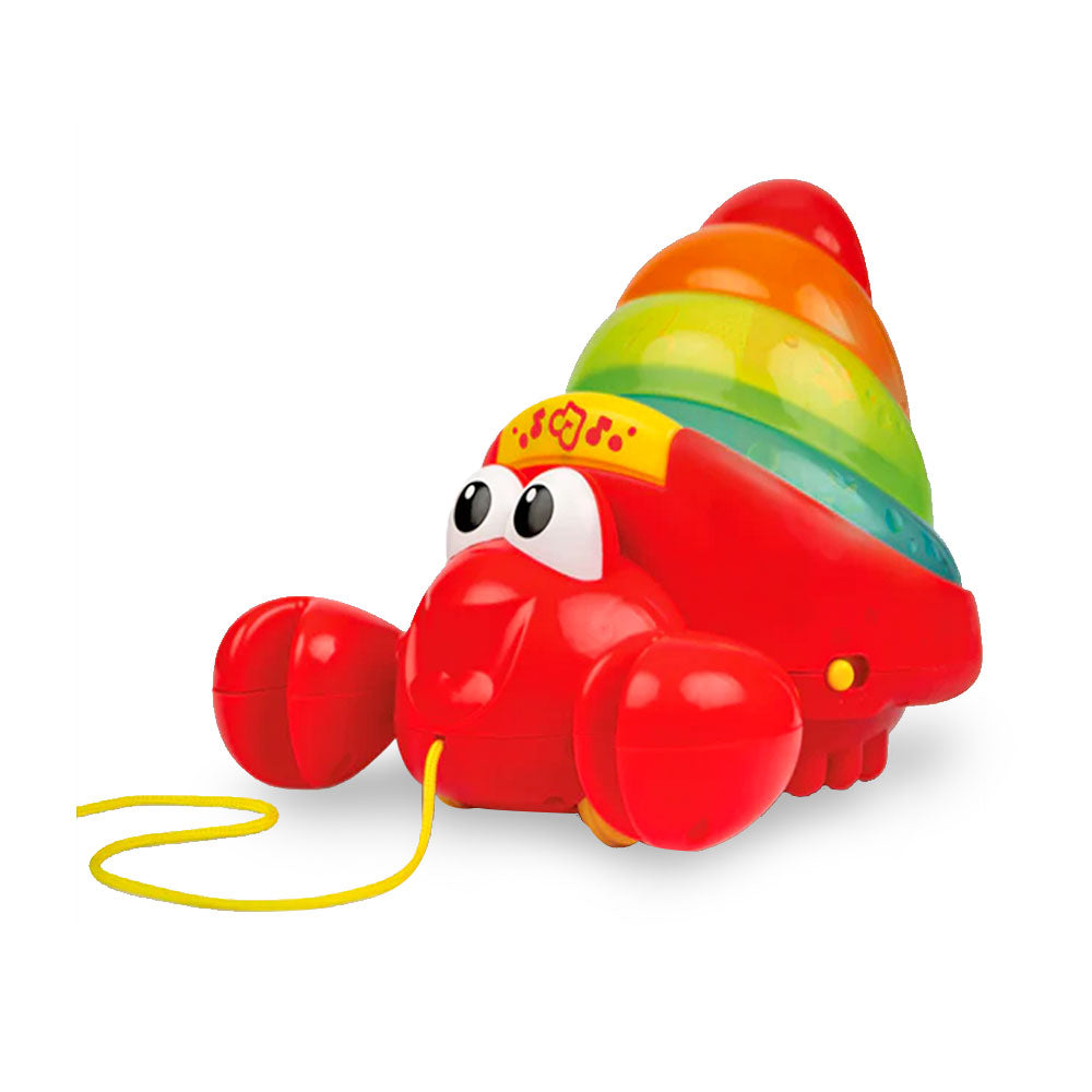 PULL ALONG CRAB STACKER