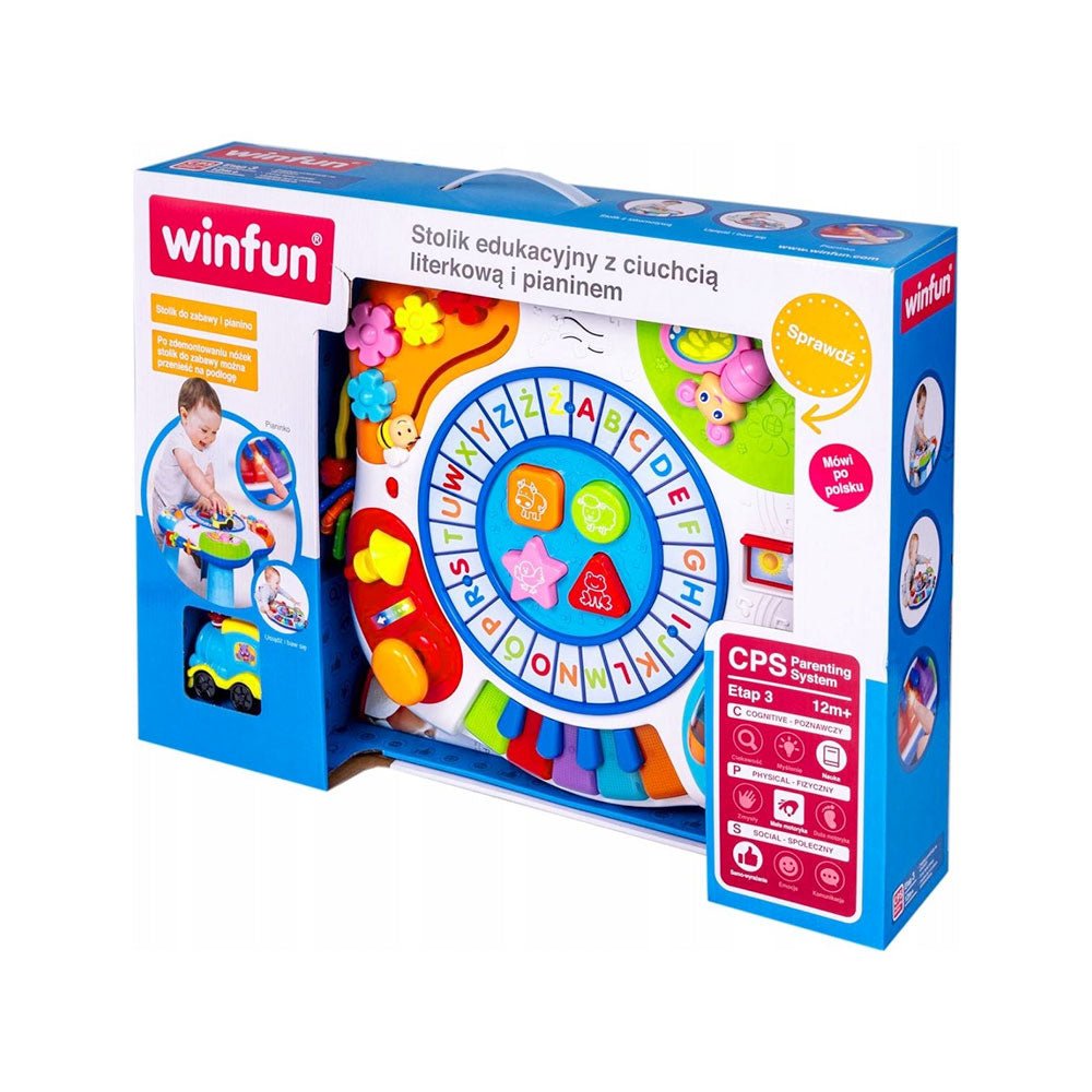 LETTER TRAIN N PIANO ACTIVITY TABLE