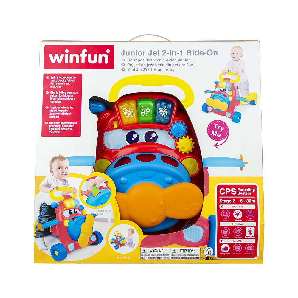 JUNIOR JET 2-IN-1 RIDE-ON
