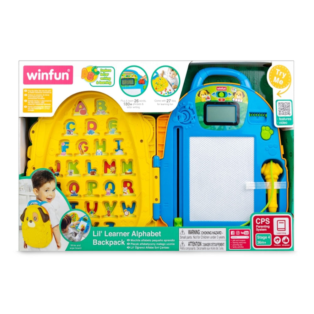 LIL LEARNER ALPHABET BACKPACK