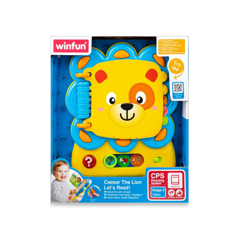 CAESAR THE LION LETS READ