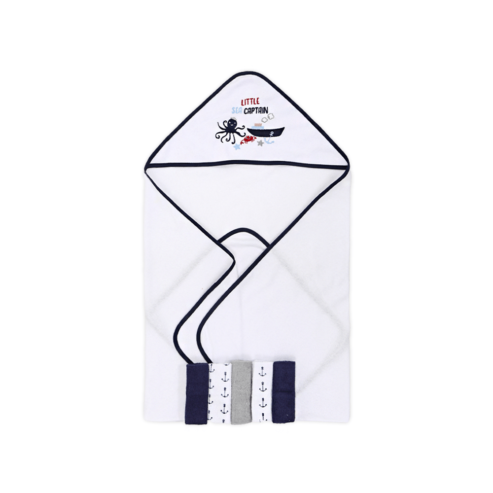 BATH TOWEL WITH 5 FACE TOWELS