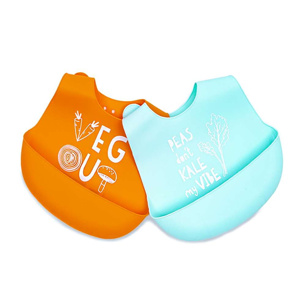 SILICONE BIB PK-2