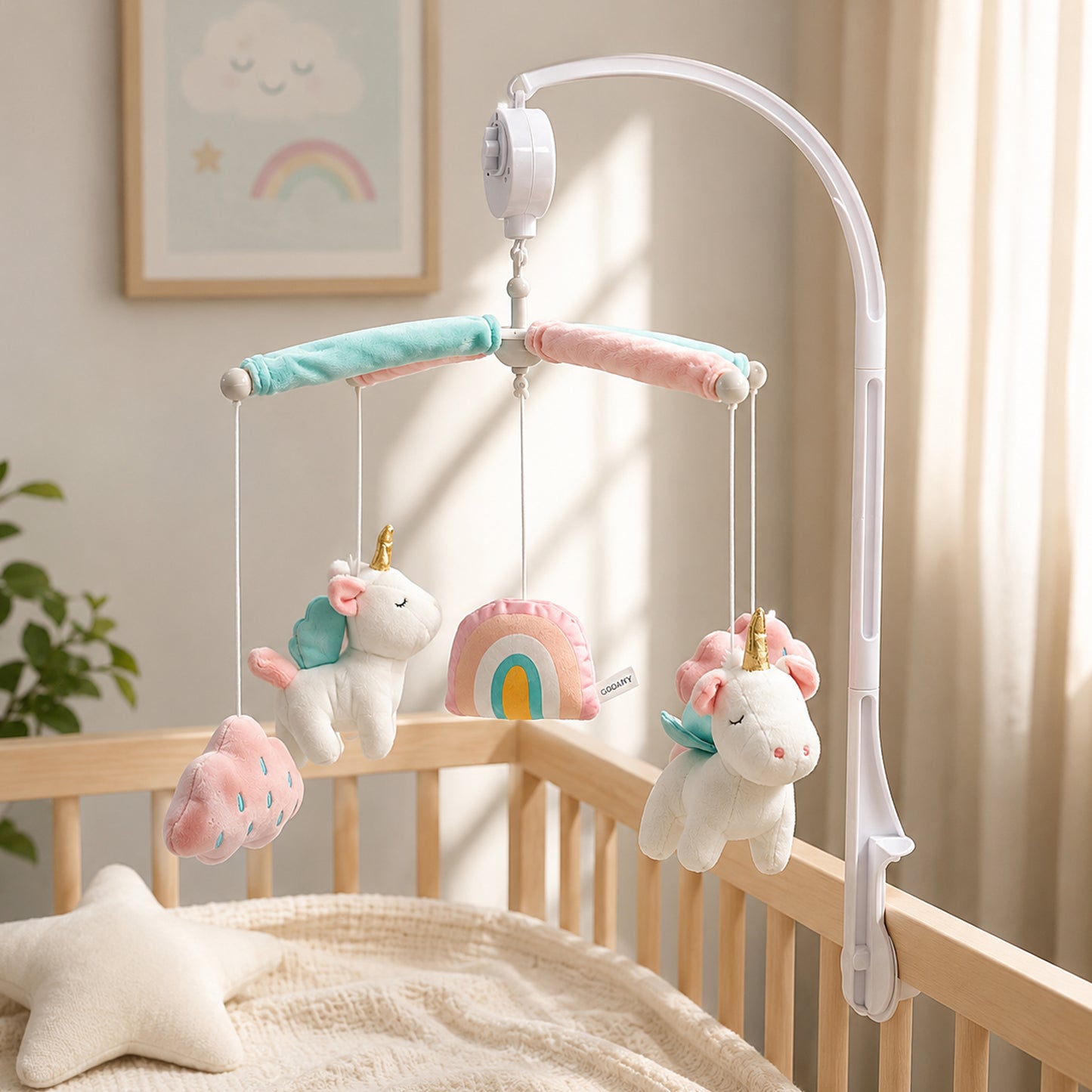 UNICORN RAINBOW COT MOBILE