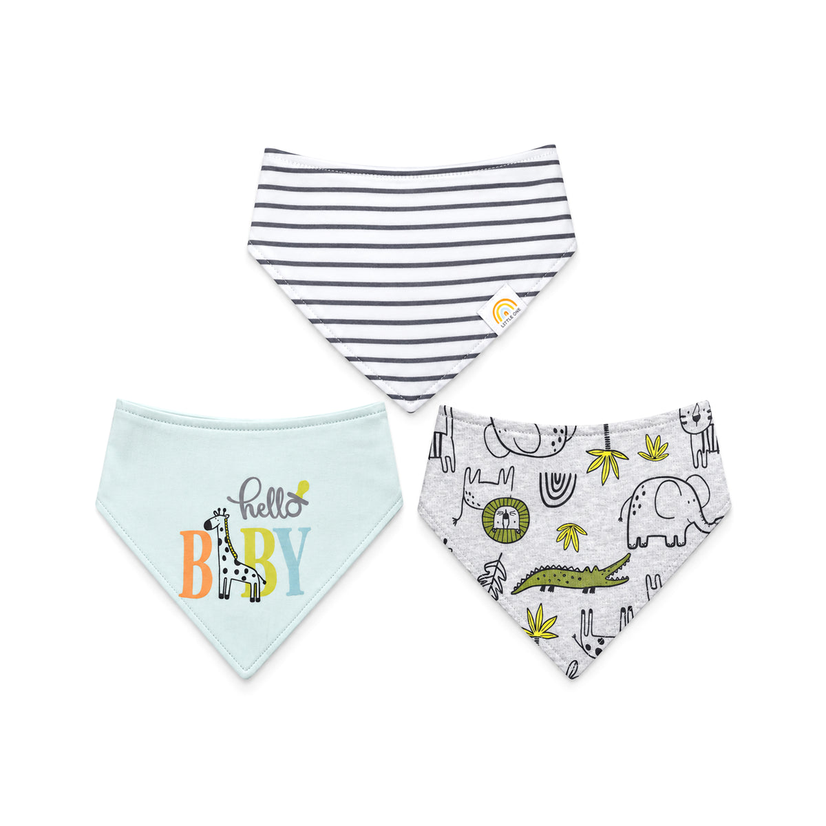 BIBS BANDANA PK-3 BLUE LITTLE CAPTAIN