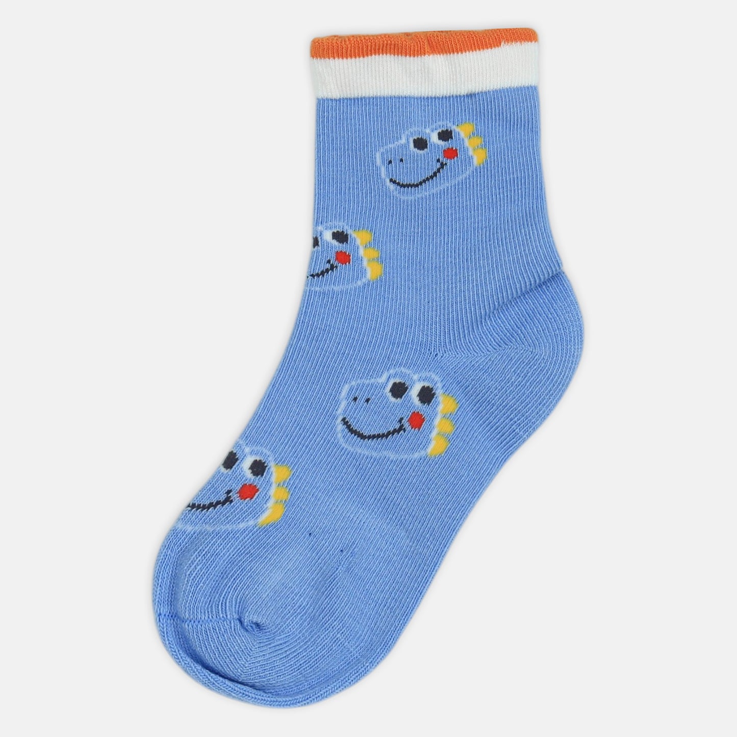 BOY SOCKS HAPPY DINOSAUR ALL-OVER