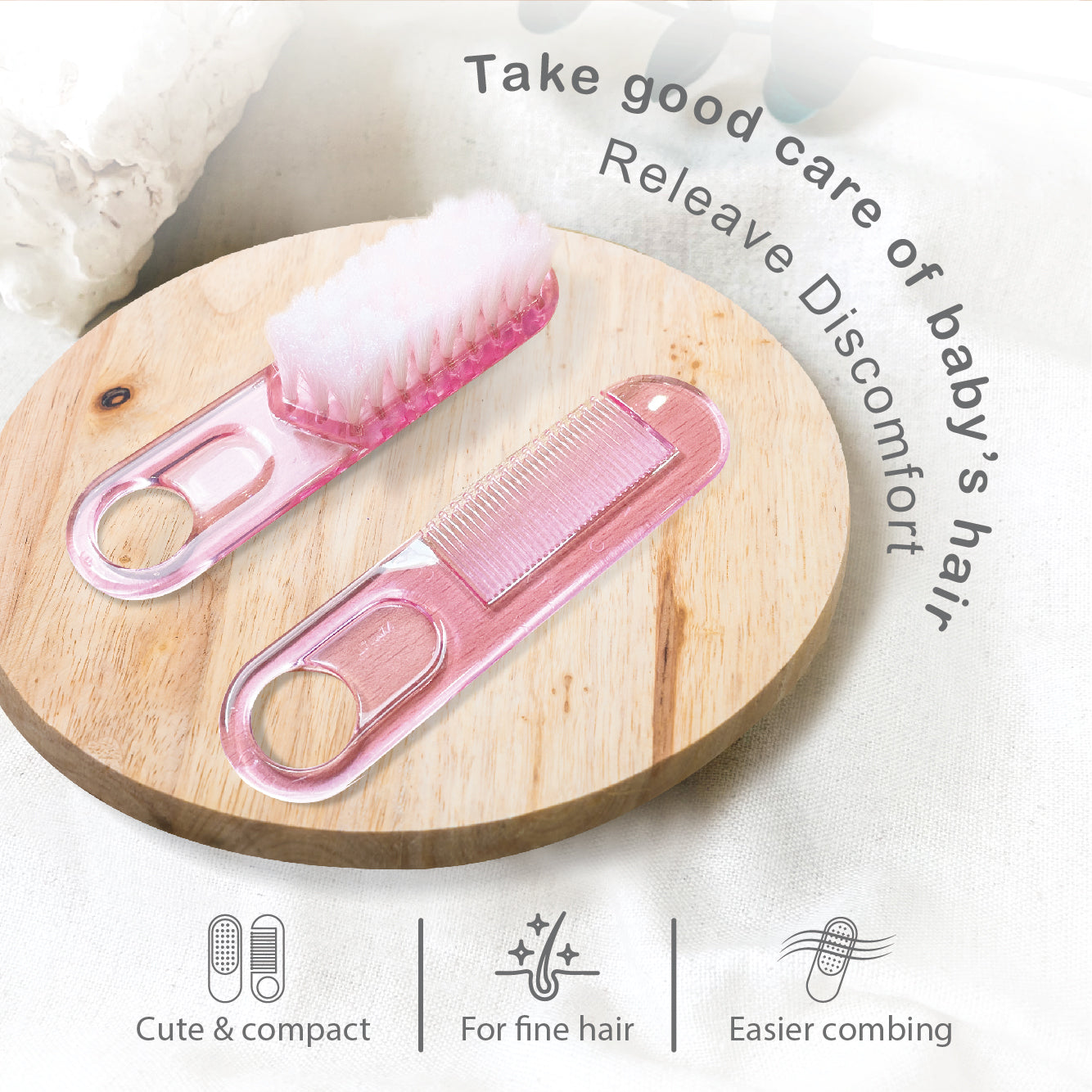 COMB & BRUSH SET
