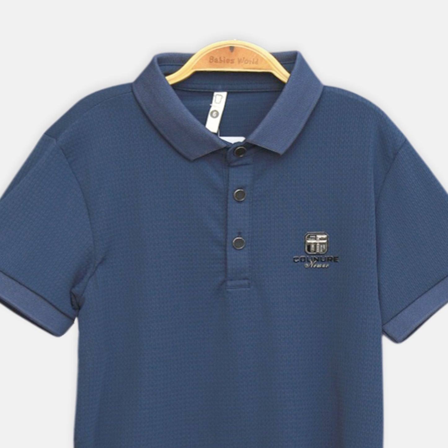 Navy Piqué Polo Shirt