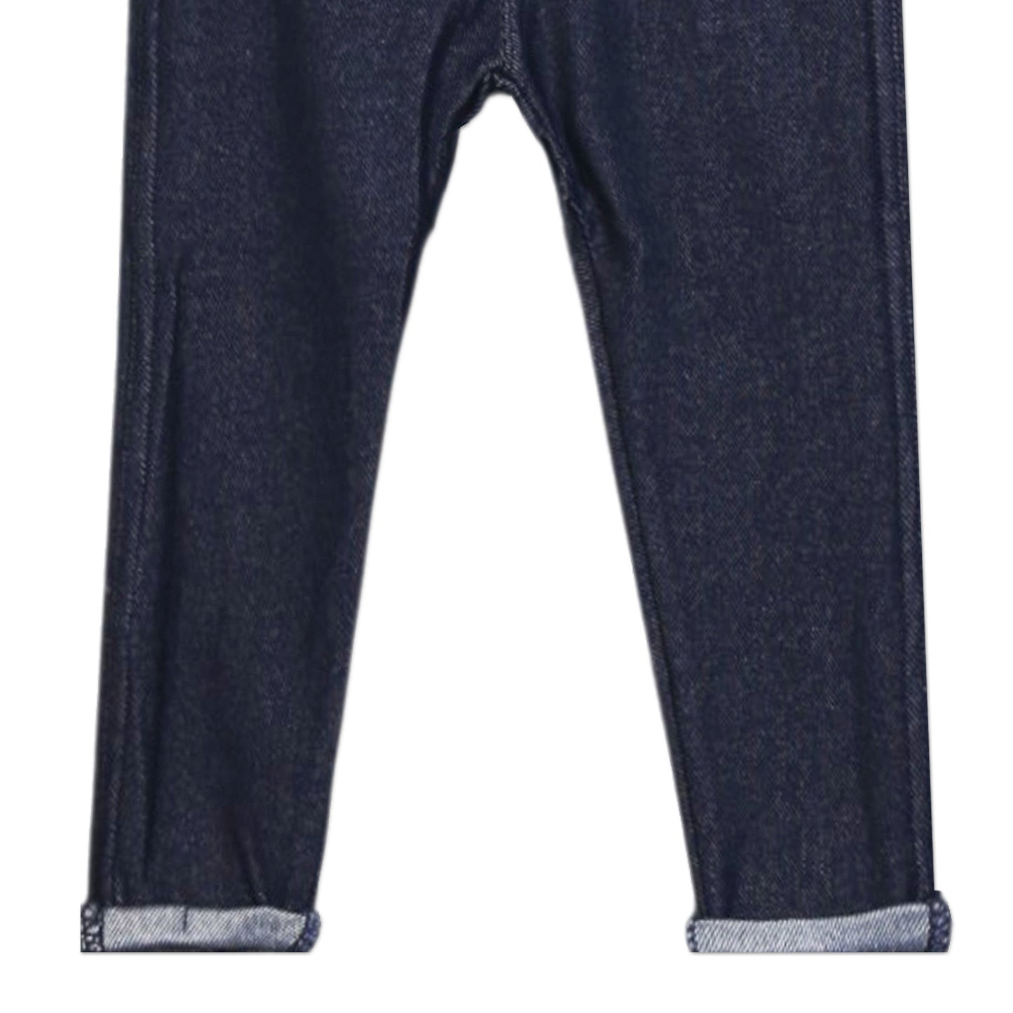 GIRLS' TEXTURED BLUE JEGGINGS