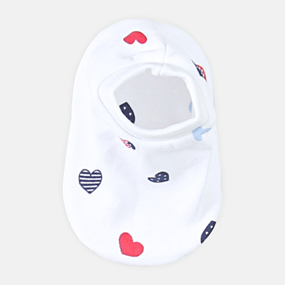 MITTENS & BOOTIES RED AND BLUE HEART