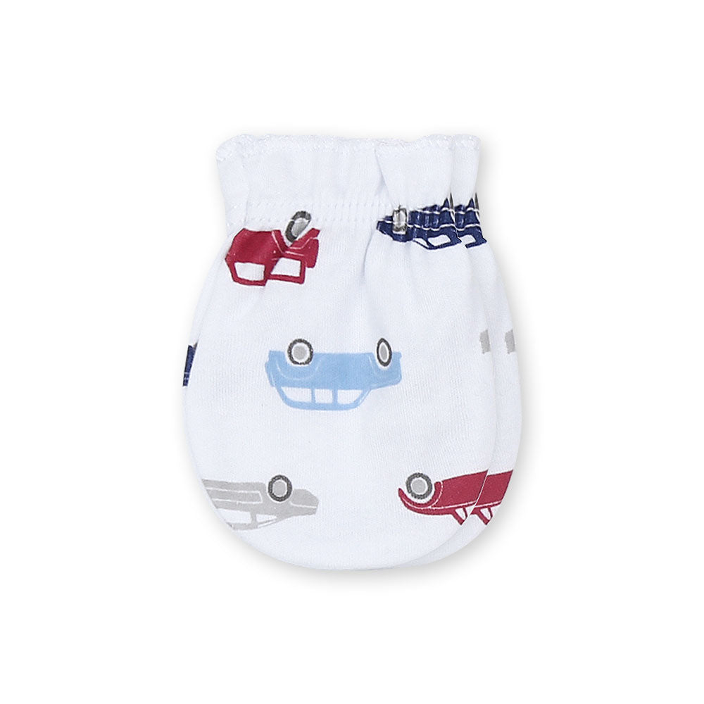 MITTENS PK-3 NAVY CARS