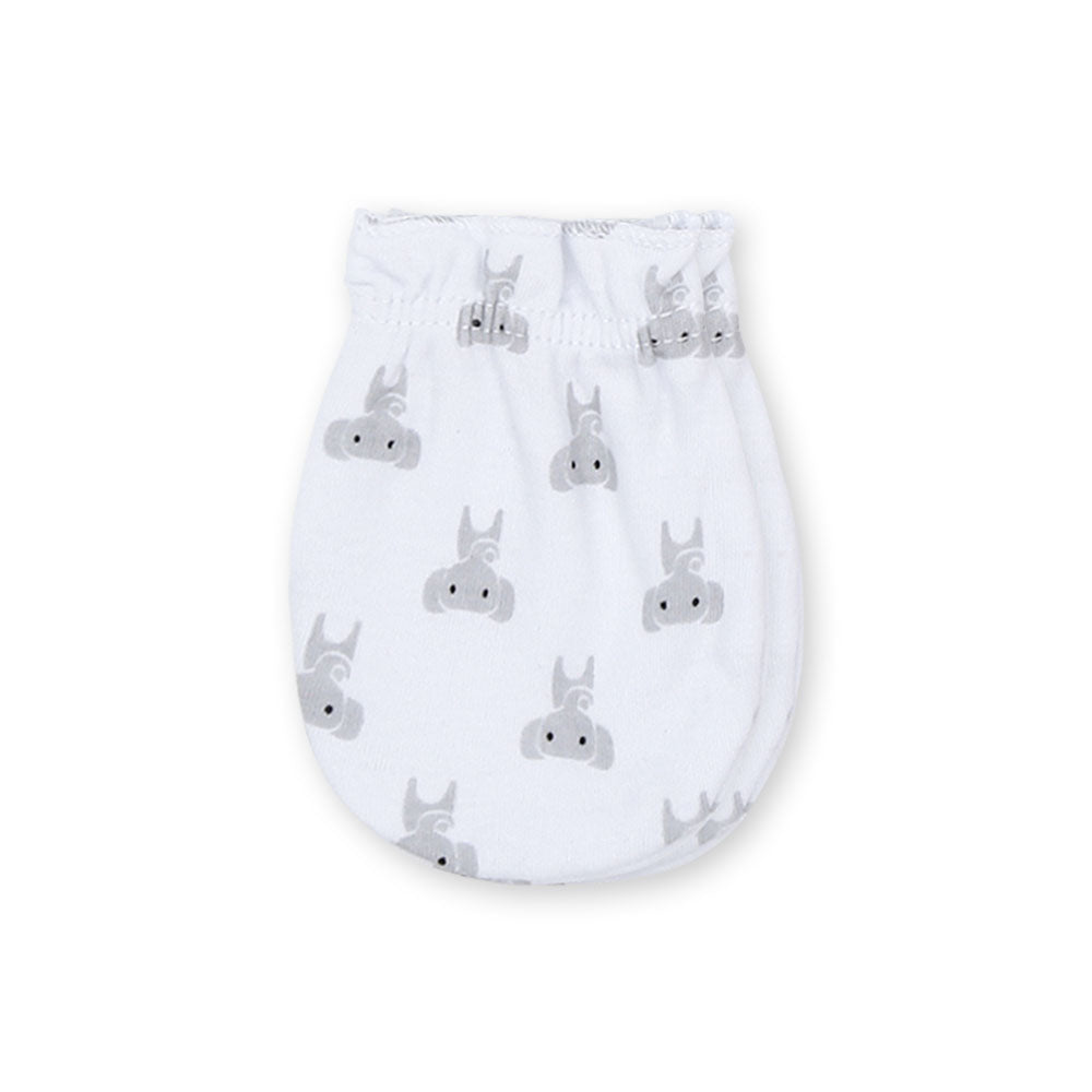 MITTENS PK-3 GREEN ELEPHANT & STARS
